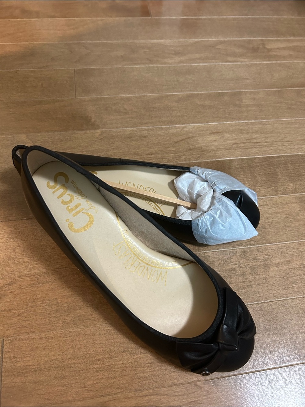 Circus by Sam Edelman Black Knot Ballet Flats - Connie Flat